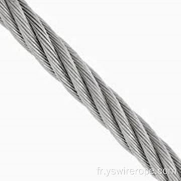 316 ROPE DE VIEUX en acier inoxydable 1x7 3,0 mm